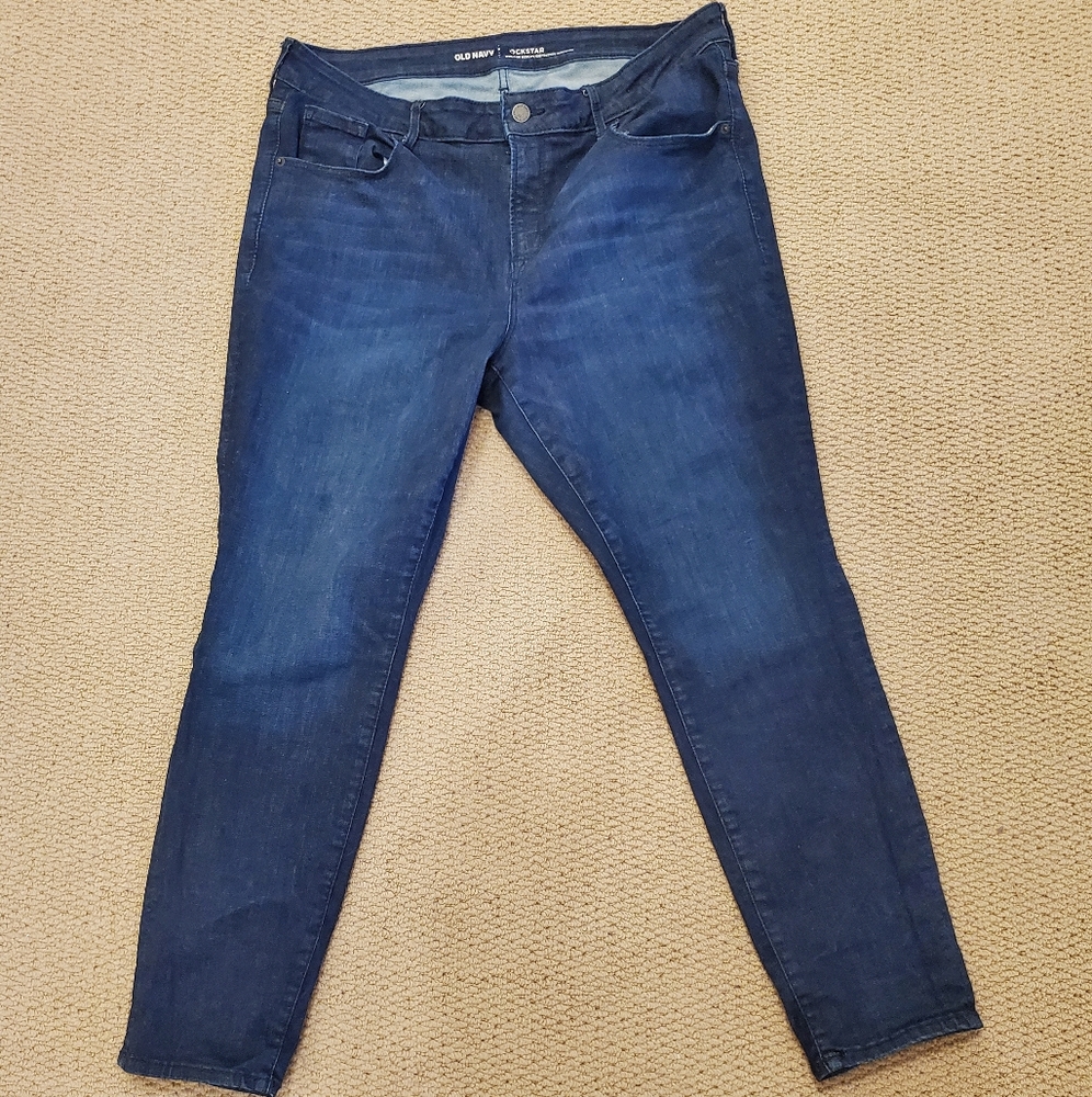 Old Navy Rockstar built in sculpt jeans 16s